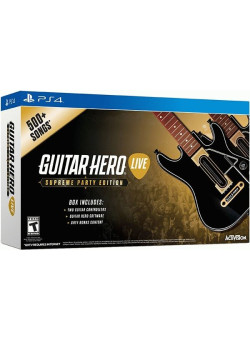 Guitar Hero Live Supreme Party Edition (2 гитары + игра) (PS4)